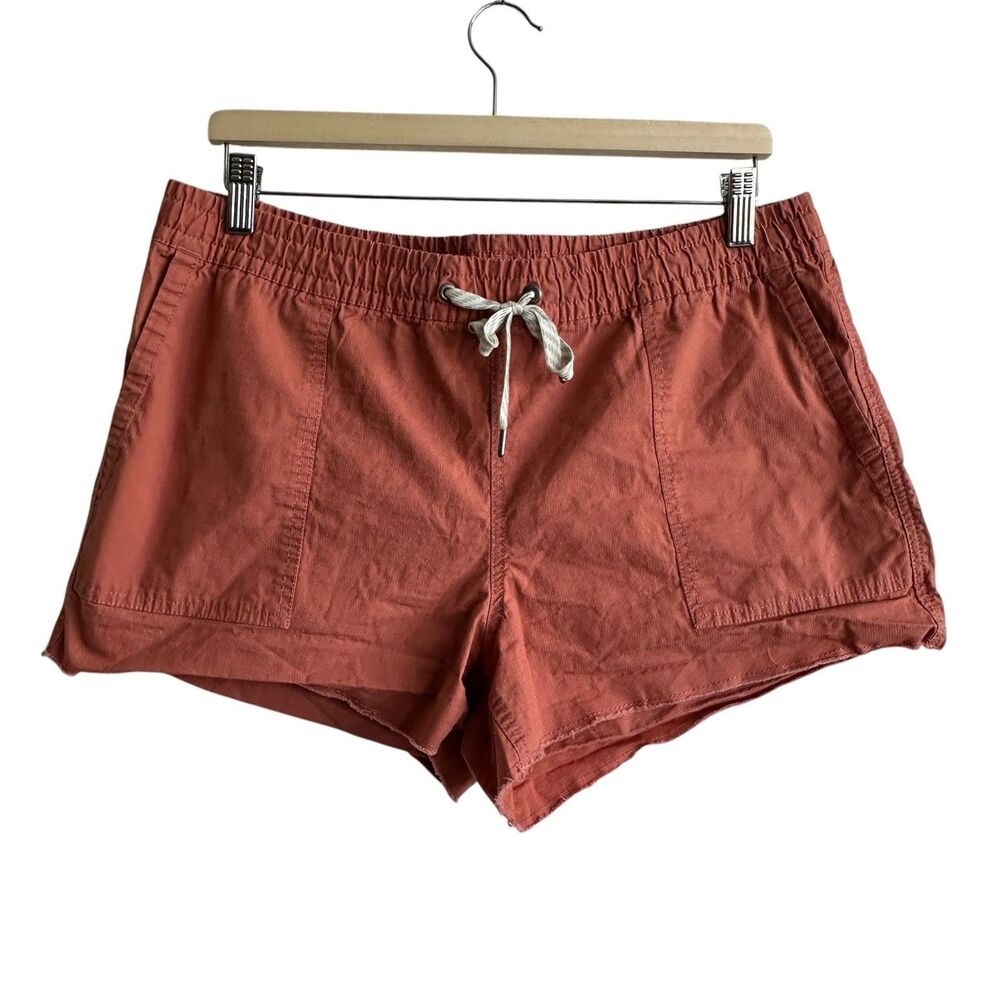 VUORI Shorts Vintage Ripstop Sz L Women's DuraTerra Cinnamon